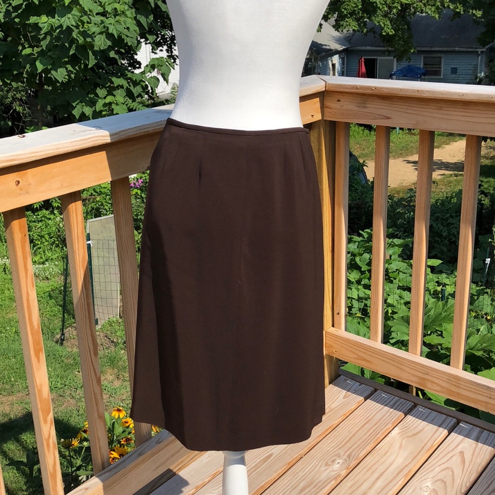 Kasper petite brown skirt